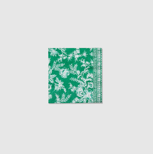 Emerald Toile Cocktail Napkins, 25 per pack
