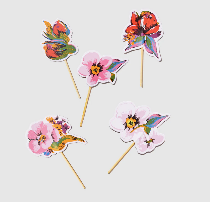 Vera Bradley Floral Mini Toppers, 10 per pack