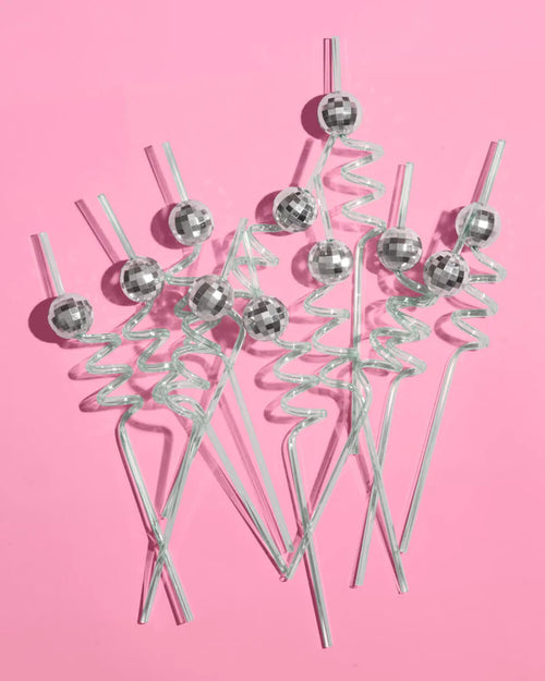 It's Disco, Baby! Reusable Straws, Pack of 16 