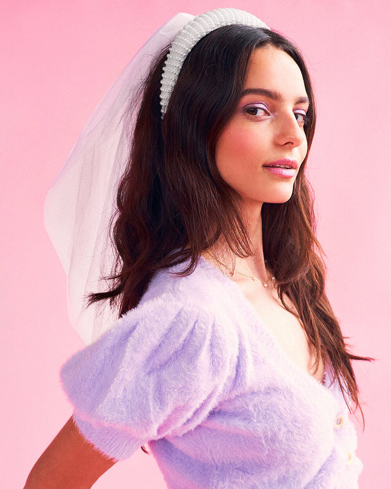 The Noncommittal - Headband W/ Removable Veil