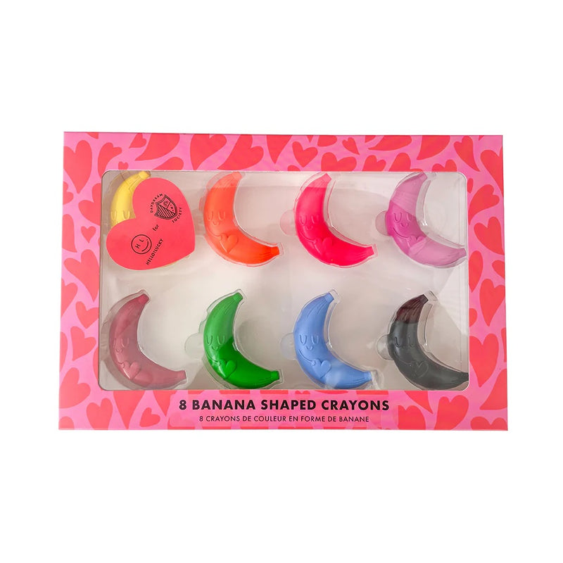 Bananas For You Crayon Set, Pack of 8