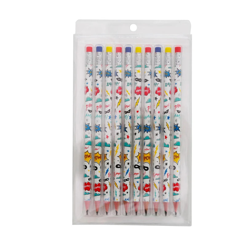 Superhero Pencil Set, Pack of 10
