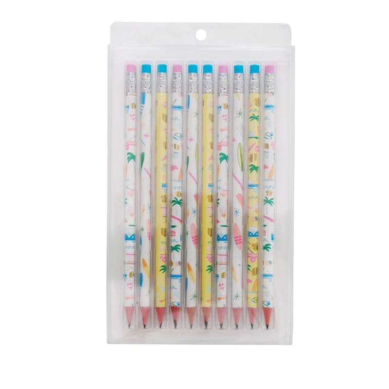 Surf's Up Pencil Set, Pack of 10