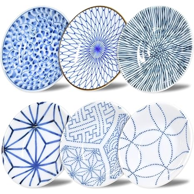 Selamica Ceramic Small Plates, Set of 6