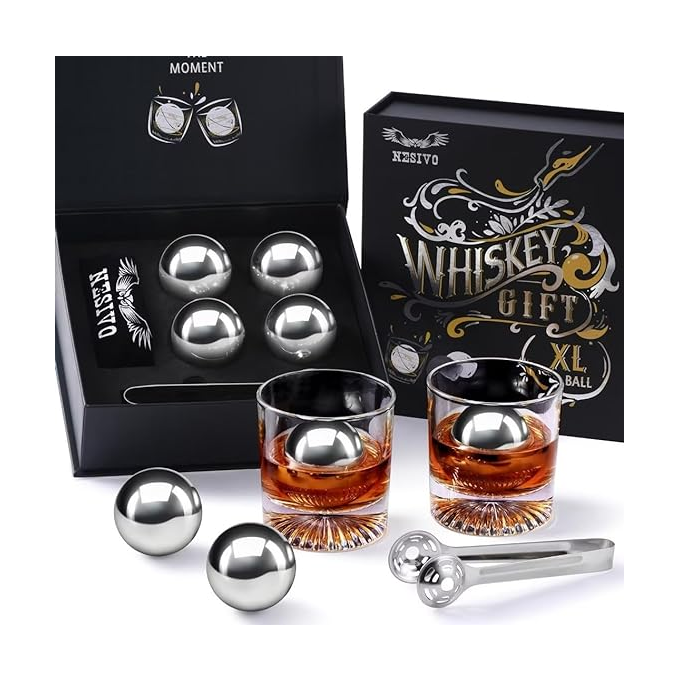 Stainless Steel Whisky Ice Balls