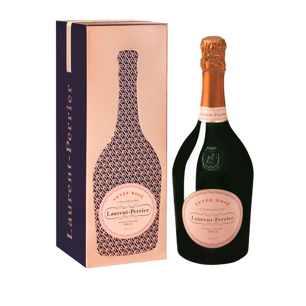 Laurent-Perrier Cuvée Rose with Silhouette Tin