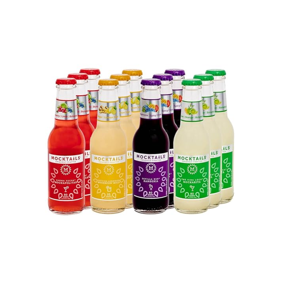 Mocktails Alcohol Free Variety 12 Pack