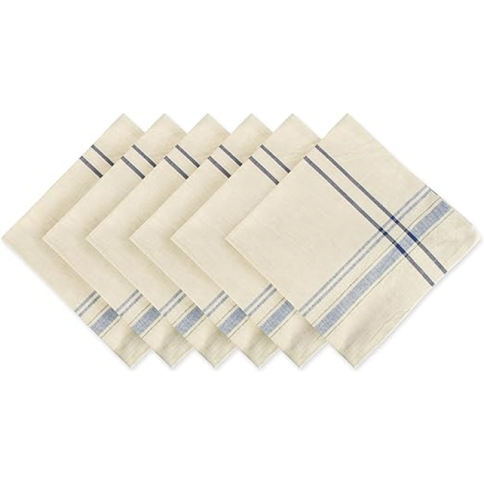 French Stripe Linen Napkin