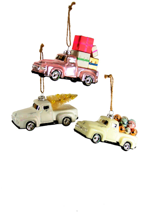 Countryside Truck Ornaments, Set of 3