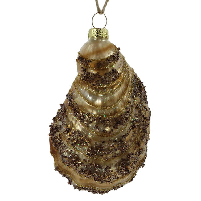 Oyster with Pearl Ornament, Case of 6