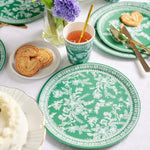 Emerald Toile Large Plates, 10 per pack