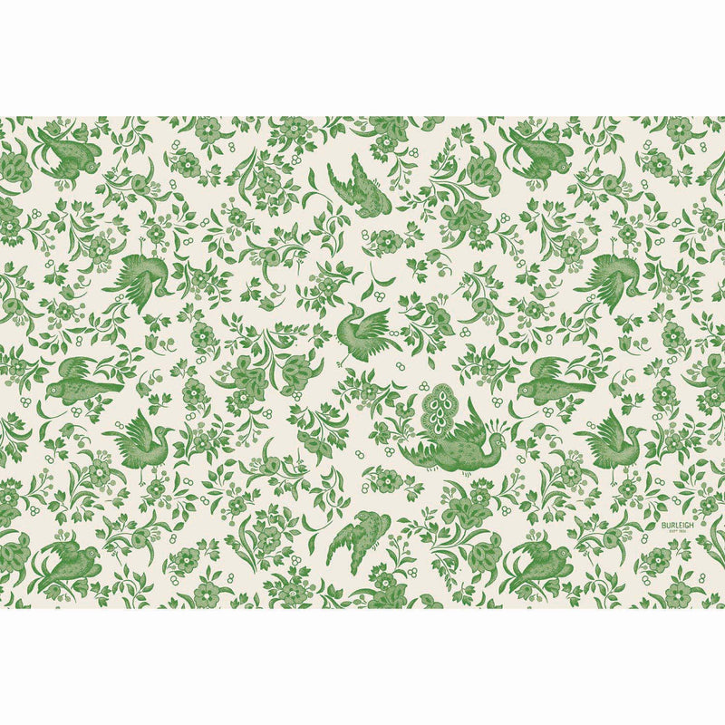 Green Regal Peacock Placemat, Pack of 24