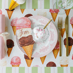 Ice Cream Cones Placemat, Set of 18