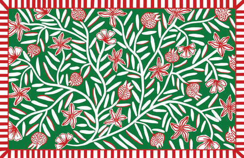 Holiday Garden Placemats, Pack of 24