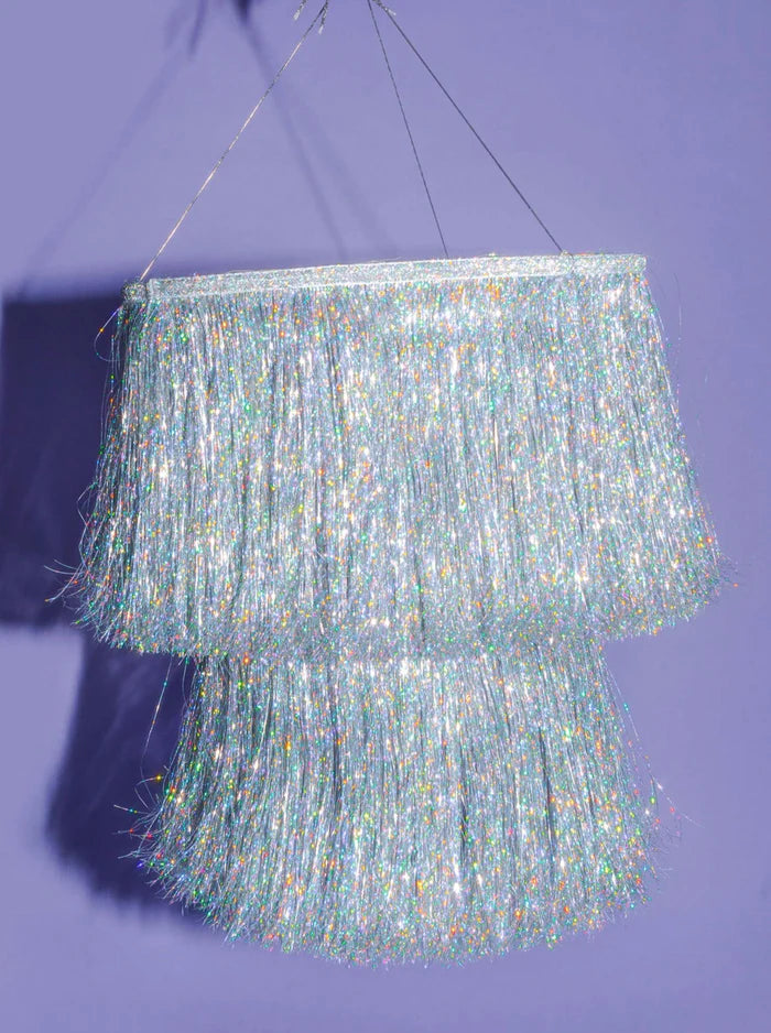 Shimmer Chandelier - Iridescent Foil Chandelier