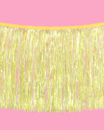 Posi Vibes Fringe - Yellow Foil Banner