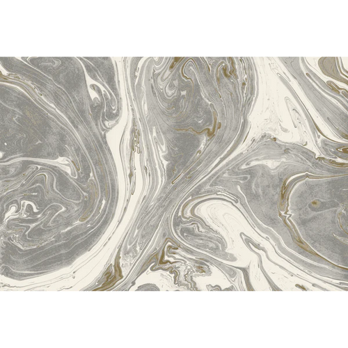 Gray & Gold Marbled Placemat, 24 Sheets