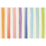Sorbet Painted Stripe Placemat, 24 Sheets