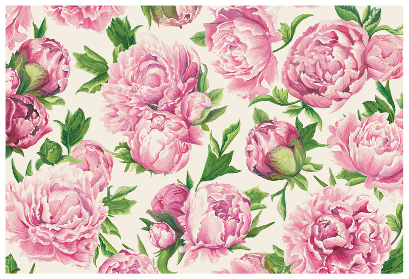 Peonies in Bloom Placemat, 24 Sheets