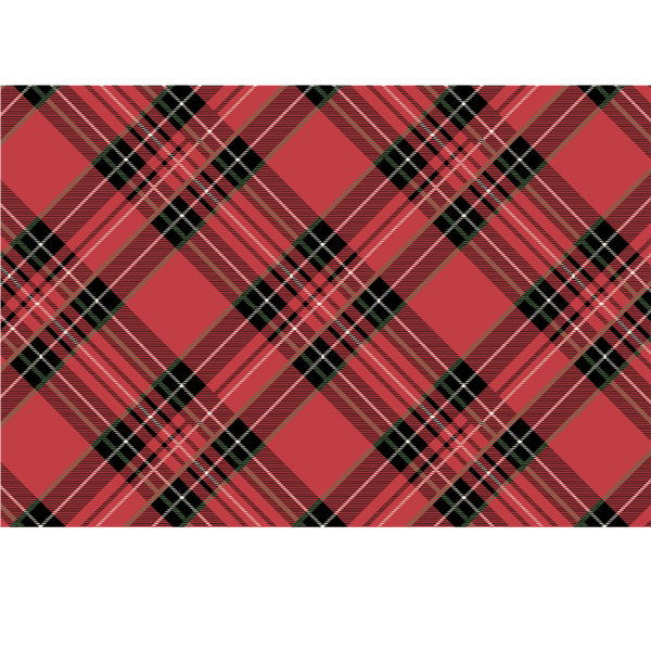 Red Plaid Placemat, Set of 24 | Paperless Post Party Shop