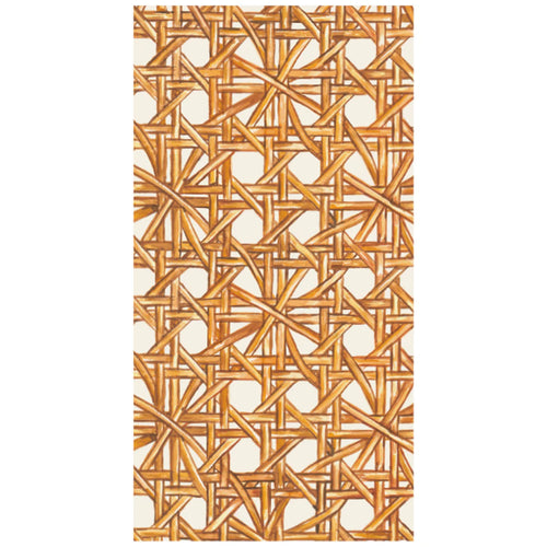 Rattan Weave Guest Napkins, Pack of 16