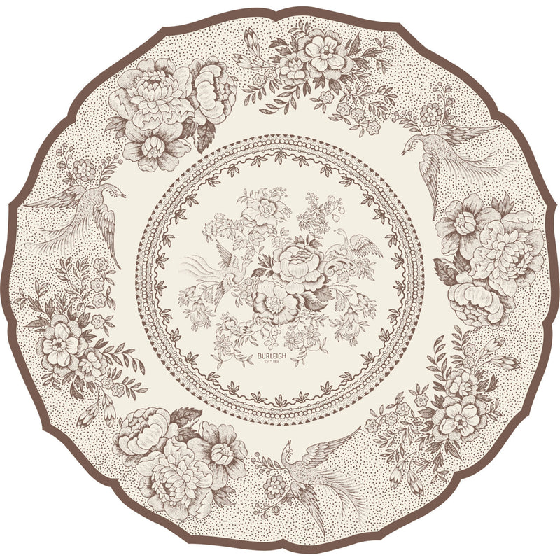 Die-cut Brown Asiatic Pheasants Placemat, Pack of 12
