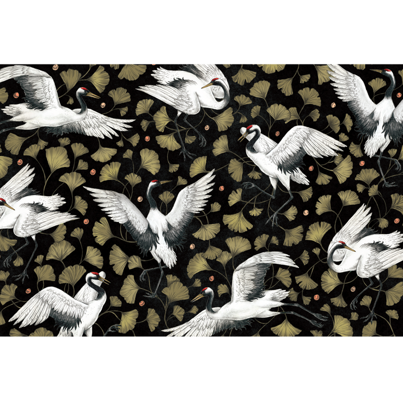 Crane Dance Placemat, Set of 18