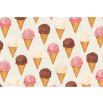 Ice Cream Cones Placemat, Set of 18