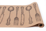 Cutlery on Kraft Runner