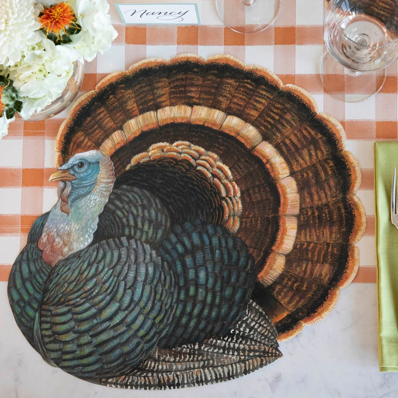 Heritage Turkey Placemat, Pack of 12