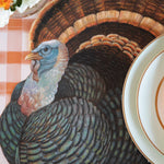 Die-Cut Heritage Turkey Placemat, Set of 12