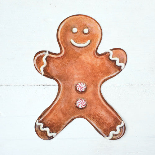 Gingerbread Man Table Accent, Set of 12