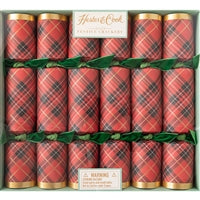 Red Plaid Crackers