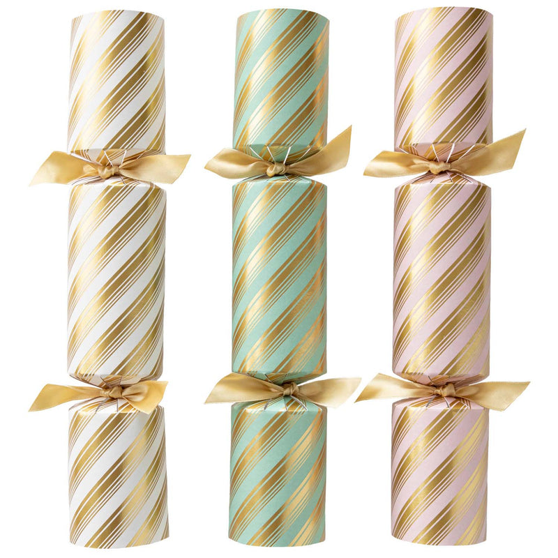 Peppermint Stripe Crackers, Pack of 6