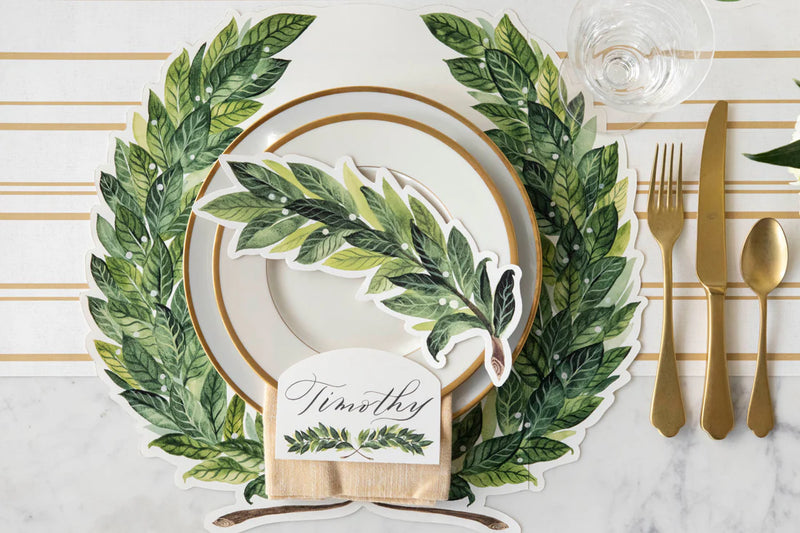 Laurel Wreath Placemat, Pack of 12