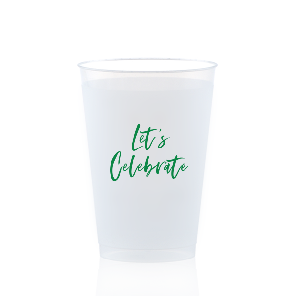 Let's Celebrate 12 oz Cup, Leaf Foil 