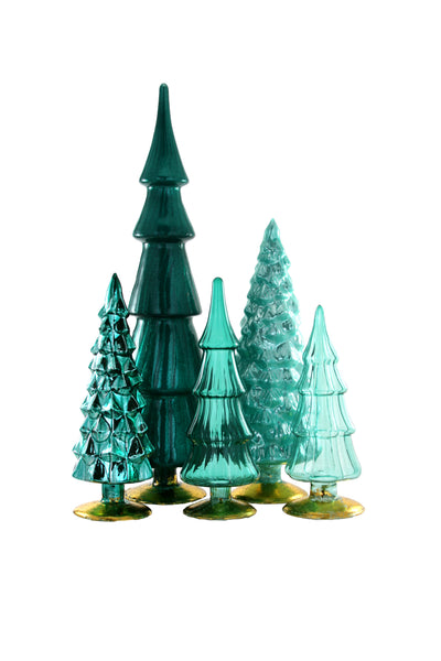 Teal Trees, Set of 5 | Paperless Post Party Shop