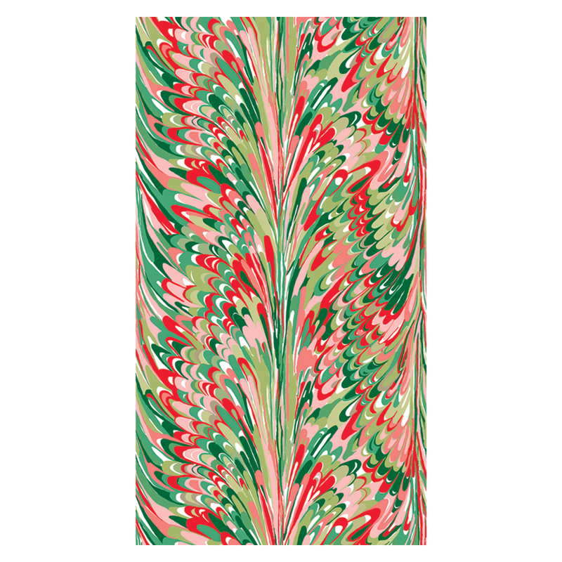 Marble Plaid Paper Dinner Napkins, Pack of 25
