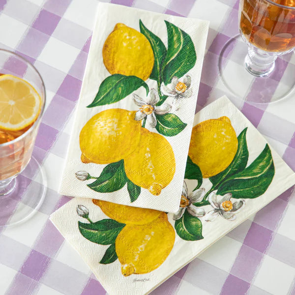 Lemons Guest Napkin, Set of 16