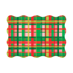 Holiday Plaid Placemats, Pack of 24