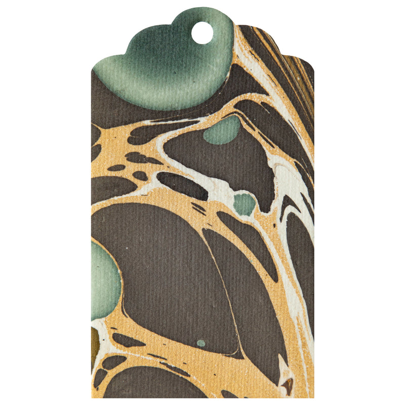 Brownstone Marbled Gift Tags, Set of 12