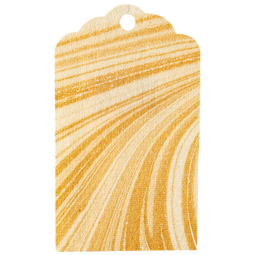 Gold Leaf Marbled Tags, Pack of 12