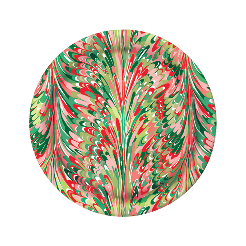 10" Marble Plates, Pack of 8