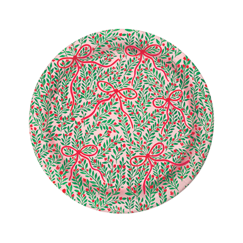 10" Bow Garden Plates, Pack of 8