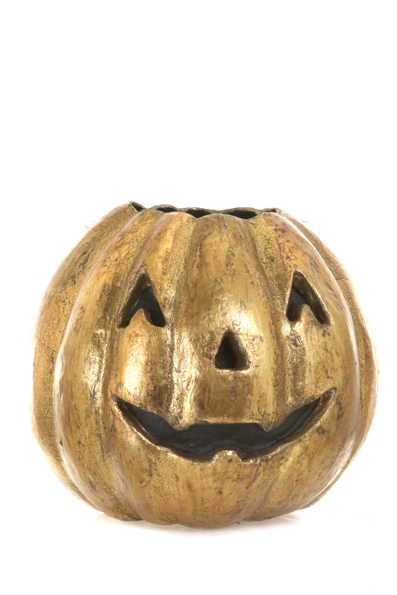 Golden Jack-O-Lantern