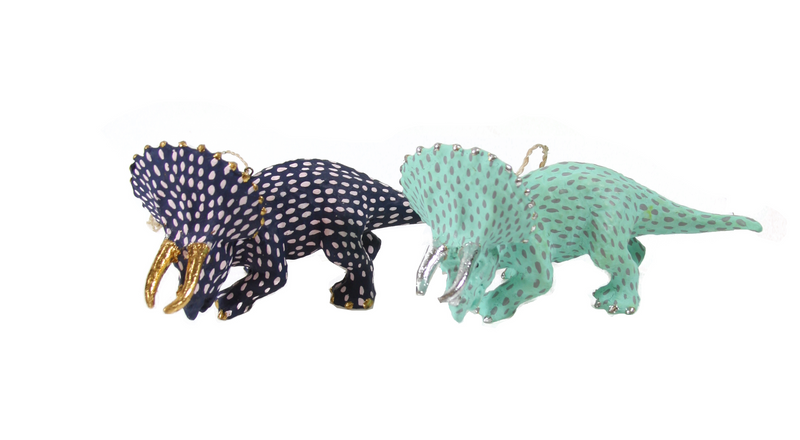 Triceratops Ornament, Case of 6
