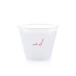 Custom Pasta Party Cup, Fuchsia Foil