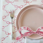 Pink Bow Table Accent, Pack of 12