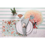 Seafoam Classic Stripe Table Runner