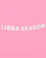 Libra Season Banner - Silver Glitter Banner